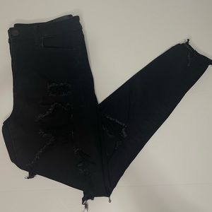 American Eagle Ripped Skinny Jeans LONG